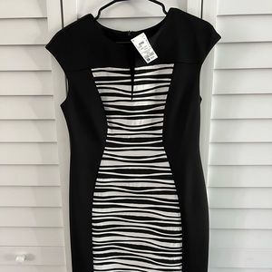 CONNECTED APPAREL Body-Con NY Eve Party Animal Print Pattern Woman’s Dress